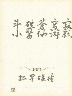 斗破苍穹寂寞的小医仙游戏世界