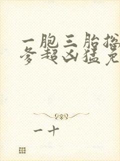 一胞三胎总裁爹爹超凶猛免费阅读