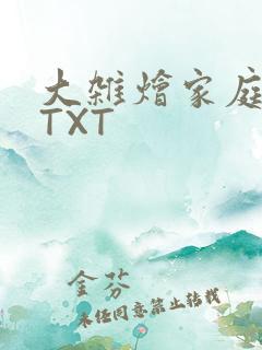 大杂烩家庭小说TXT