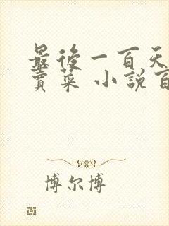 最后一百天BY卖菜 小说百度云