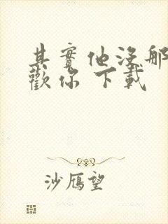 其实他没那么喜欢你 下载