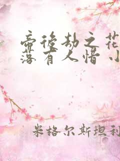 帝后劫之花开花落有人惜 小说