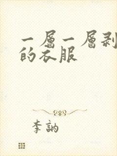 一层一层剥掉你的衣服