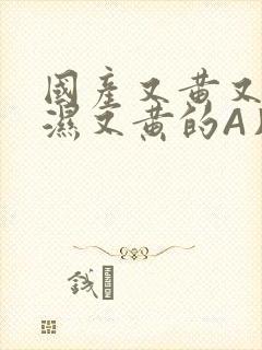 国产又黄又硬又湿又黄的A片小说