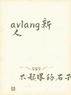 avlang新人