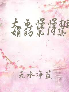 大龟慢慢挺进张娟的第19集