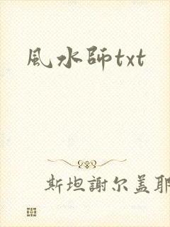 风水师txt