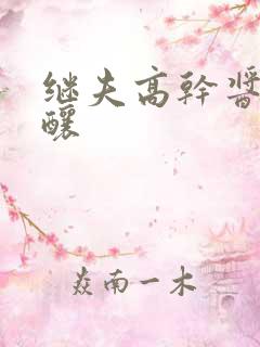 继夫高干酱酱酿酿