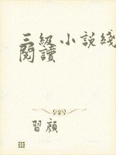 三级小说线全文阅读