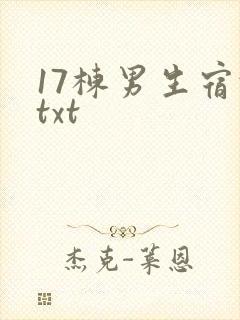 17栋男生宿舍txt