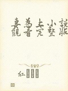 妻为上小说免费观看完整版笔趣阁