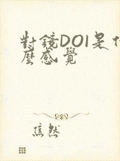 对镜DOI是什么感觉