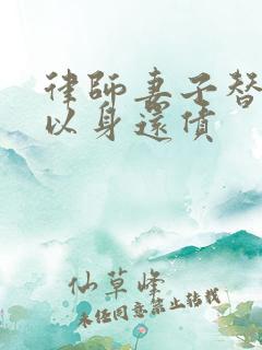 律师妻子替丈夫以身还债