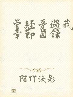 曾经爱过我刘念章节目录