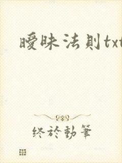 暧昧法则txt