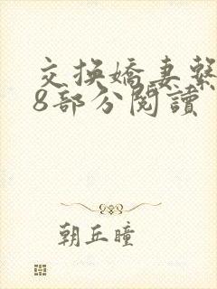 交换娇妻系列38部分阅读