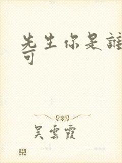 先生你是谁林亦可