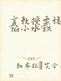 言教授要稳住肉馅小水饺