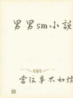 男男sm小说