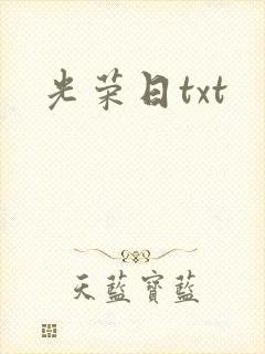 光荣日txt