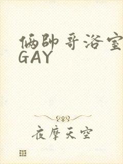 俩帅哥浴室互攻GAY