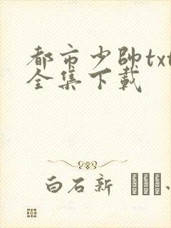 都市少帅txt全集下载