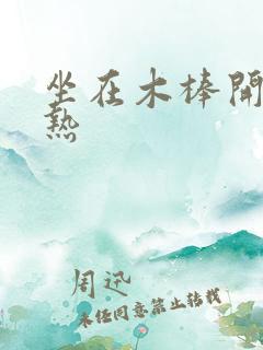 坐在木棒开始加热