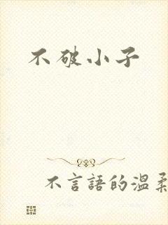 不破小子