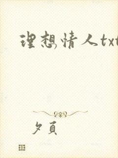 理想情人txt