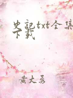史记txt全集下载
