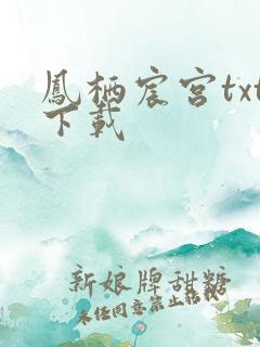 凤栖宸宫txt下载