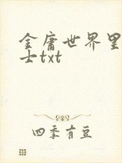 金庸世界里的道士txt