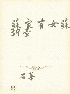 苏家有女苏小纯39章