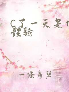 C了一天是什么体验