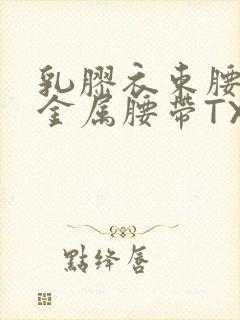 乳胶衣束腰勒紧金属腰带TXT