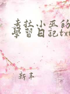 考拉小巫的英语学习日记txt