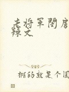 老将军闺房H肉辣文