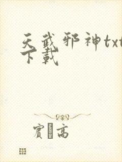 天武邪神txt下载