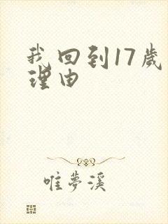 我回到17岁的理由