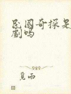 民国奇探是耽改剧吗