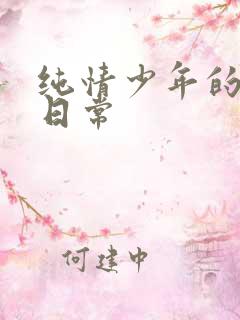 纯情少年的雌堕日常