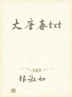 大唐春txt