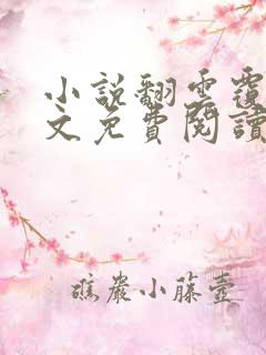 小说翻云覆雨全文免费阅读