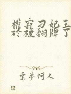 权宠刁妃王爷终于被翻牌了