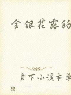金银花露的小说