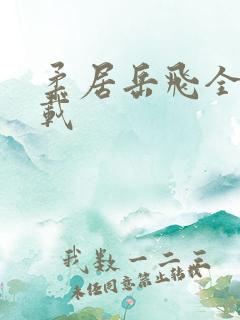 柔居岳飞全传下载