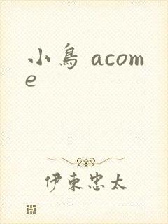 小鸟 acome