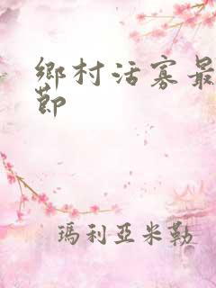 乡村活寡最新章节