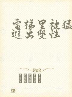 电梯里被猛烈的进出双性