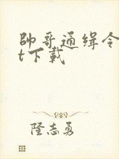 帅哥通缉令txt下载